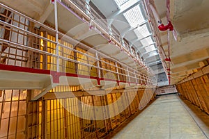 Cells at Alcatraz Prison Island  San Francisco