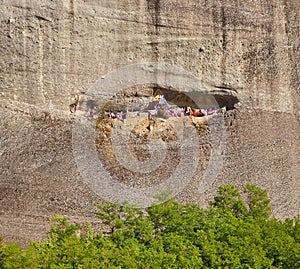 Cells of Meteora in Trikala, Greece.