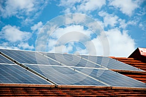 Cells of solar energy panels