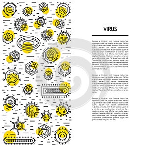 Cells of viruses and bacteria