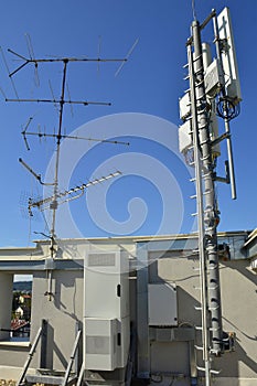 Cellular Antennas on Croatian Rooftop