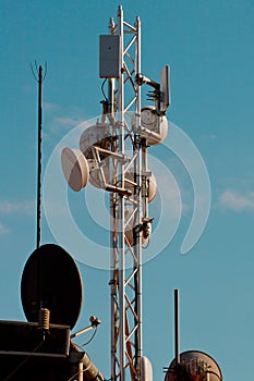 Cellular phone base station tower