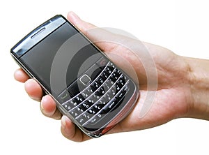 Cellular phone in hand