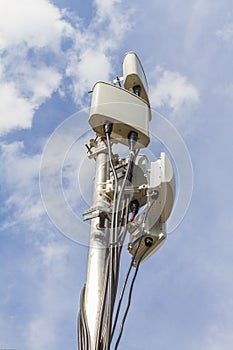 Cellular site with outdoor wifi antenna