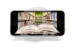 Cellular smart phone books reading online library