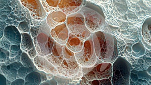 Microscopic View of Intricate Cellular Symphony, generative ai