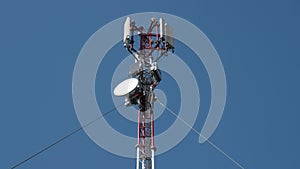 Cellular tower, transmitting data, repeaters for mobile communications and the Interne