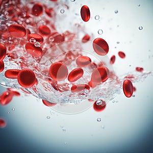 Cellular Wonders: Microstock View of Red Blood Cell Anatomy Under the Microscope
