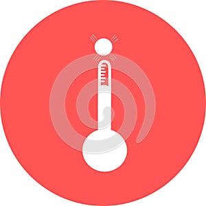 Celsius or fahrenheit meteorology thermometers measuring heat or cold, vector illustration. Thermometer equipment showing hot or c
