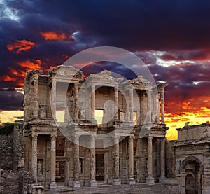 Celsus Library in Ephesus photo