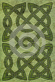 Celtic card or book cover