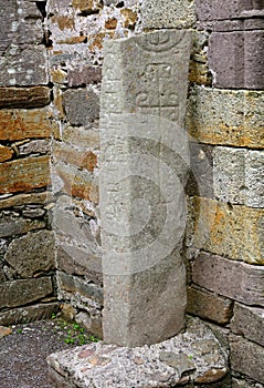 Celtic column, Kilkalmedar, Ireland