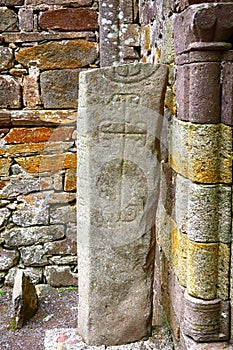 Celtic column, Kilkalmedar, Ireland