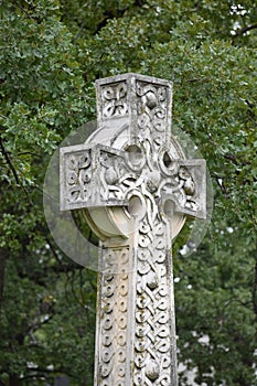 Celtic Cross as found in Oakwood Cemetery in Fort Worth Texas