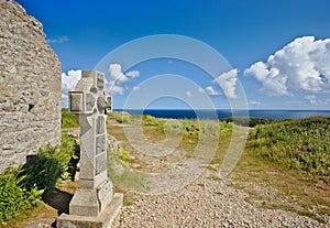 Celtic cross, Brittany, France