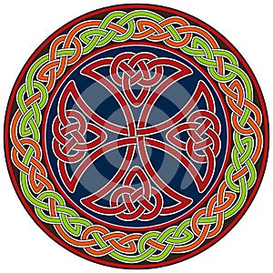 Celtic cross design element