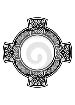 Celtic cross with framework photo