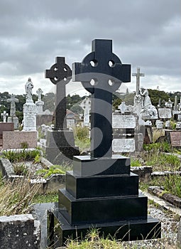 Celtic crosses stand sentinel, echoing ancient whispers