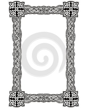 Celtic decorative knot frame