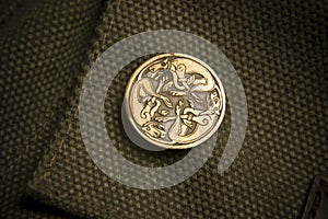 Celtic dogs badge