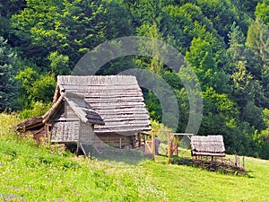 A Celtic farmstead in the Havranok, Slovakia. photo