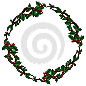 Celtic Holly wreath