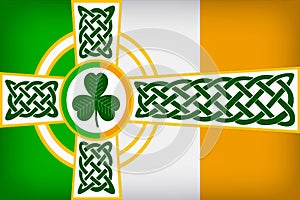 Celtic Irish Flag Design