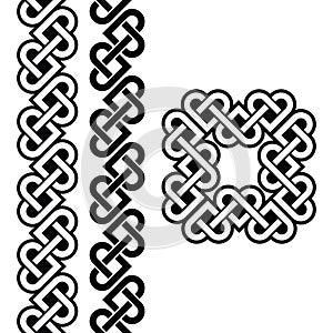 Celtic Irish knots, braids and patterns