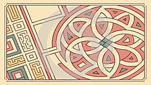 Celtic Knot Geometric Pattern for Timeless Decor, vector design Generative AI