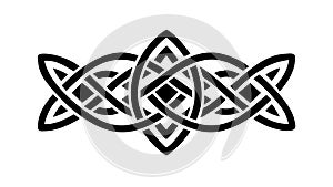 Celtic Knot Ornamental Pattern, vector design Generative AI