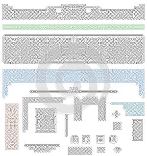 Celtic Knot Spacers and Headers