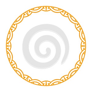 Celtic and nordic inspired frame design for decoration