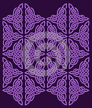 Celtic ornament of flowers