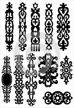 Celtic ornate elements