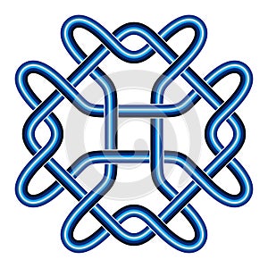 Celtic Pattern Vector Ancient Pagan Scandinavian Sacred Knotwork Symbol