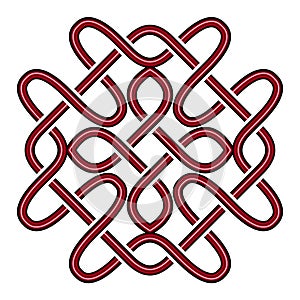 Celtic Pattern Vector Ancient Pagan Scandinavian Sacred Knotwork Symbol