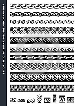 Celtic Patterns And Ornaments Set