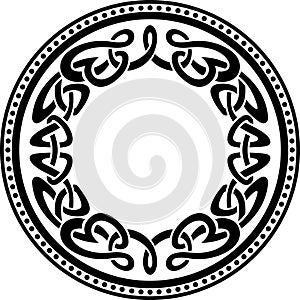 Celtic Round Pattern Border