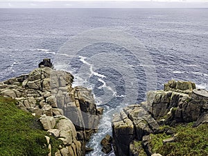 Celtic Sea - a view from Minack Theatre, Porthcurno, Penzance, Cornwall, UK