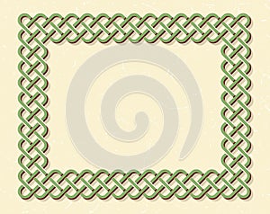 Celtic style knot frame