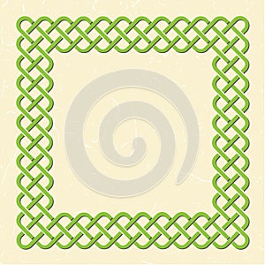 Celtic style knot frame
