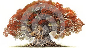 Celtic-style tribal depiction of the Tree of Life created with generative AI technology