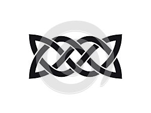 Celtic symbol of frame line art element