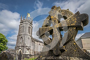 Celtic tomb and a cathedral