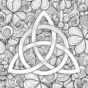 Celtic Trinity Knot Symbol, Triquetra Sign