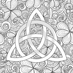 Celtic Trinity Knot Symbol, Triquetra Sign