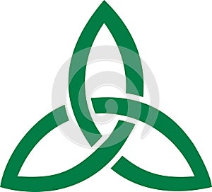 Celtic triple knot triquetras