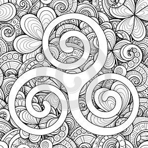 Celtic Triskele Symbol, Spiral Sign