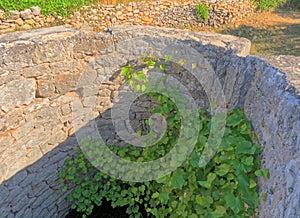 Celtic well in Dalmatian hinterland