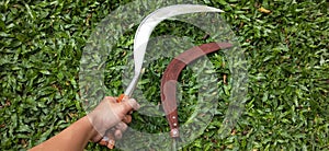 celurit the traditional weapon from east java Indonesia